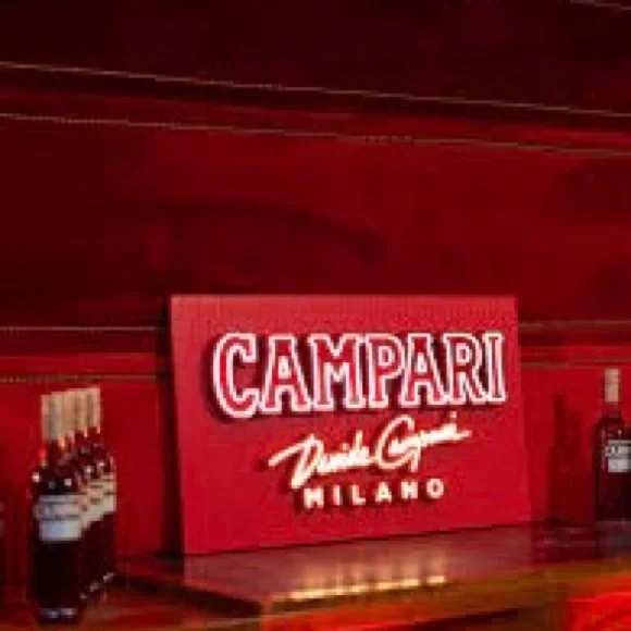 Campari Milano LED Neon-Style Sign - Picture 2 of 10